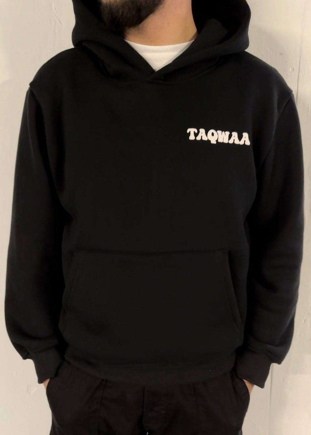 Keep Smiling It's Sunnah - Oversized Black Hoodie